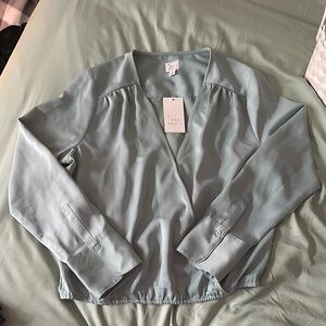 A New Day Light Blue Blouse